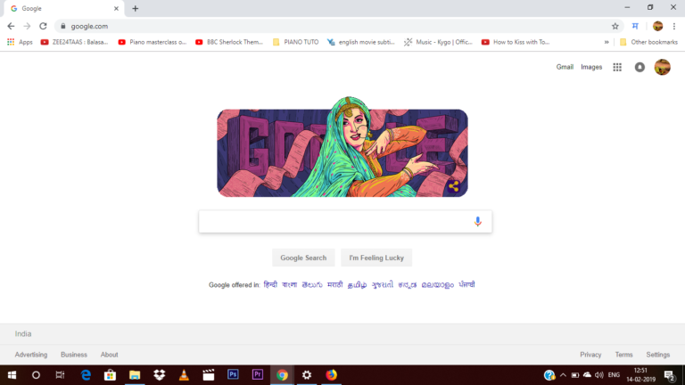Google Doodle Madhubala