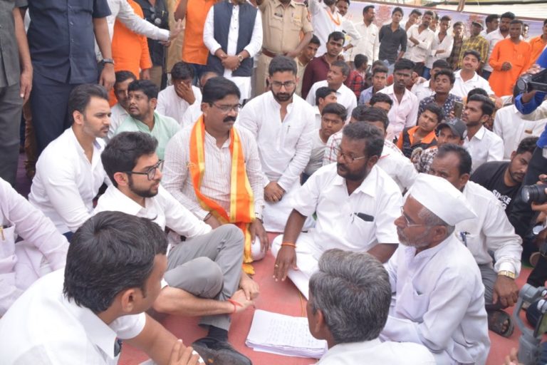 Aaditya T At Marathwada Visit