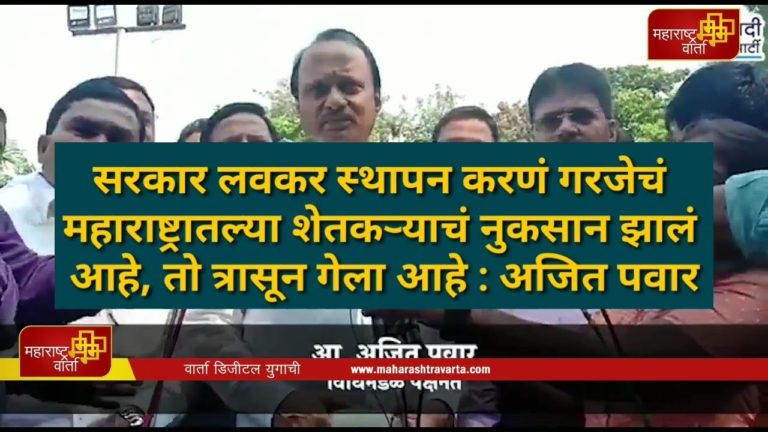 -लवकर-स्थापन-करणं-गरजेचं-महाराष्ट्रातल्या-शेतकऱ्याचं-नुकसान-झालं-आहे-अजित-पवार