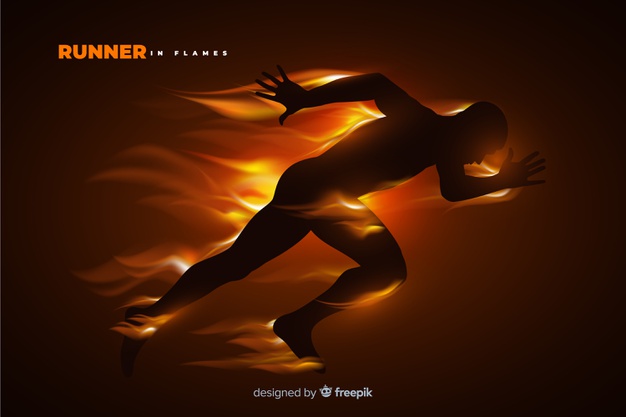 runner-silhouette-flames-flat-design_23-2148220943