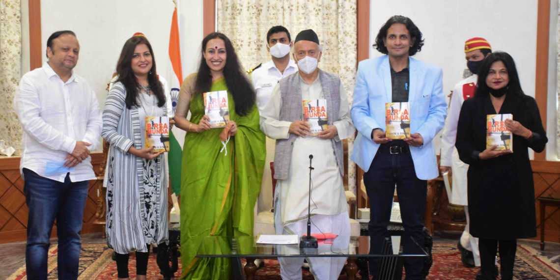 Governor-releases-Tuhin-Sinhas-book-The-Legend-of-Birsa-Munda-1-1140x570