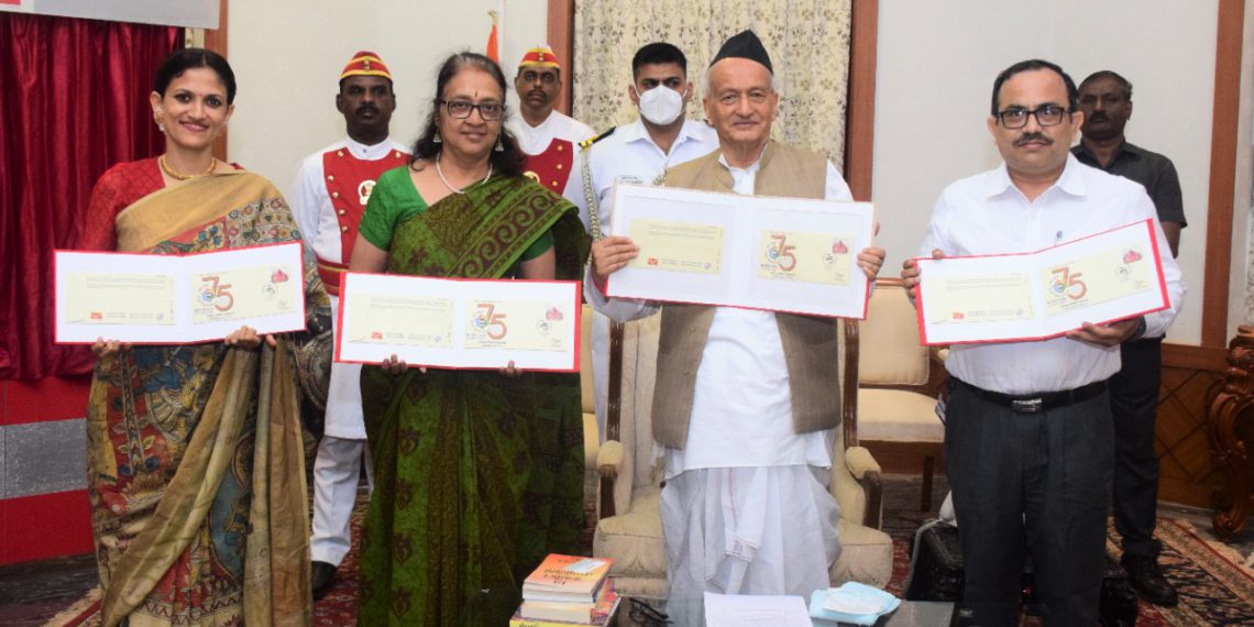 Maharashtra-Governor-releases-Special-Cover-on-75-years-of-Banga-Maitri-Sansad-1-1140x570