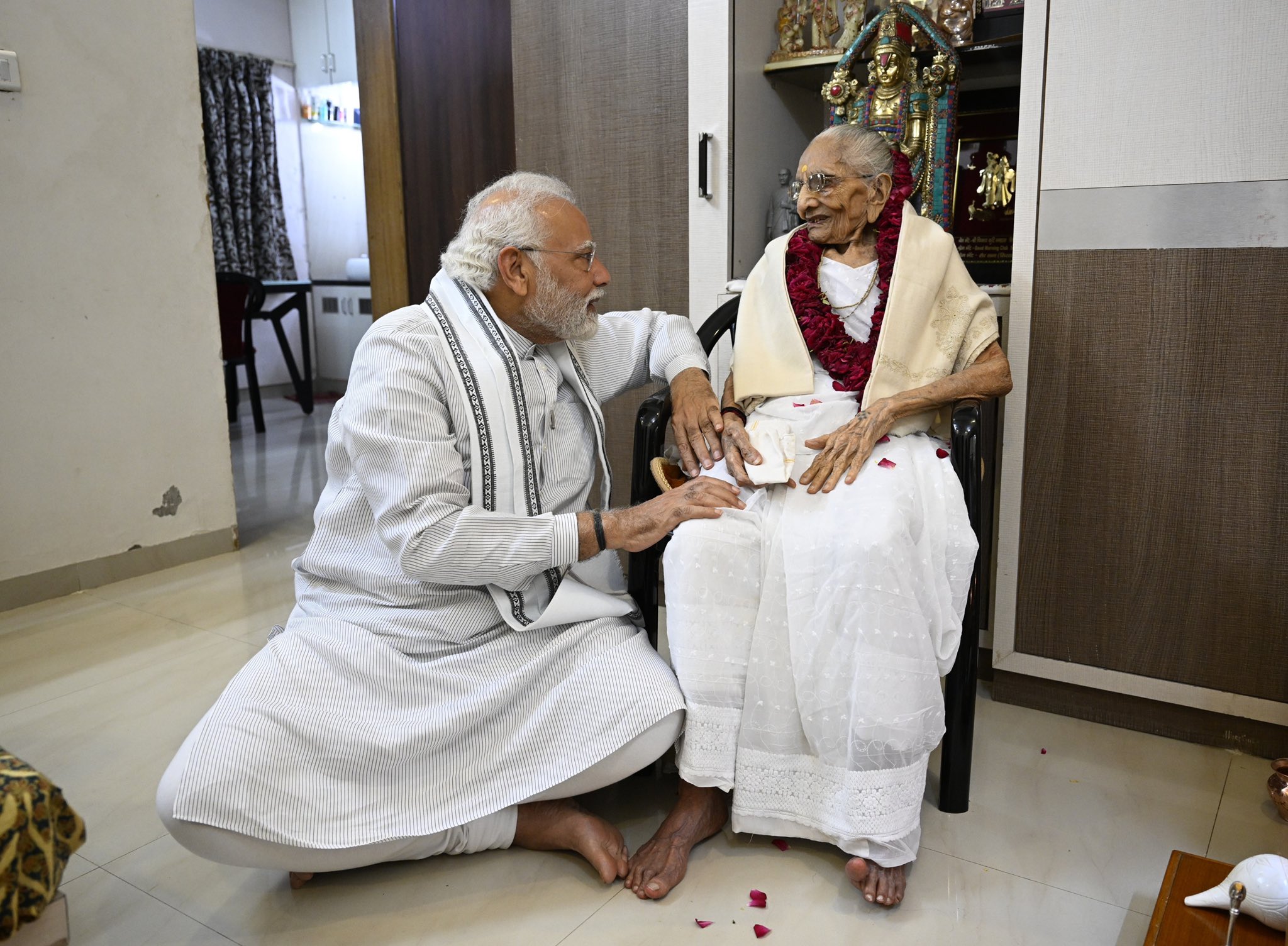 Modi With Mother