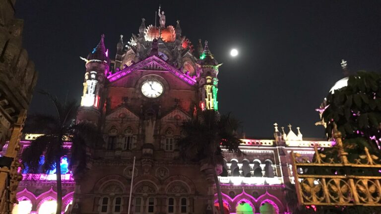 Mumbai CSMT Railway Station Night