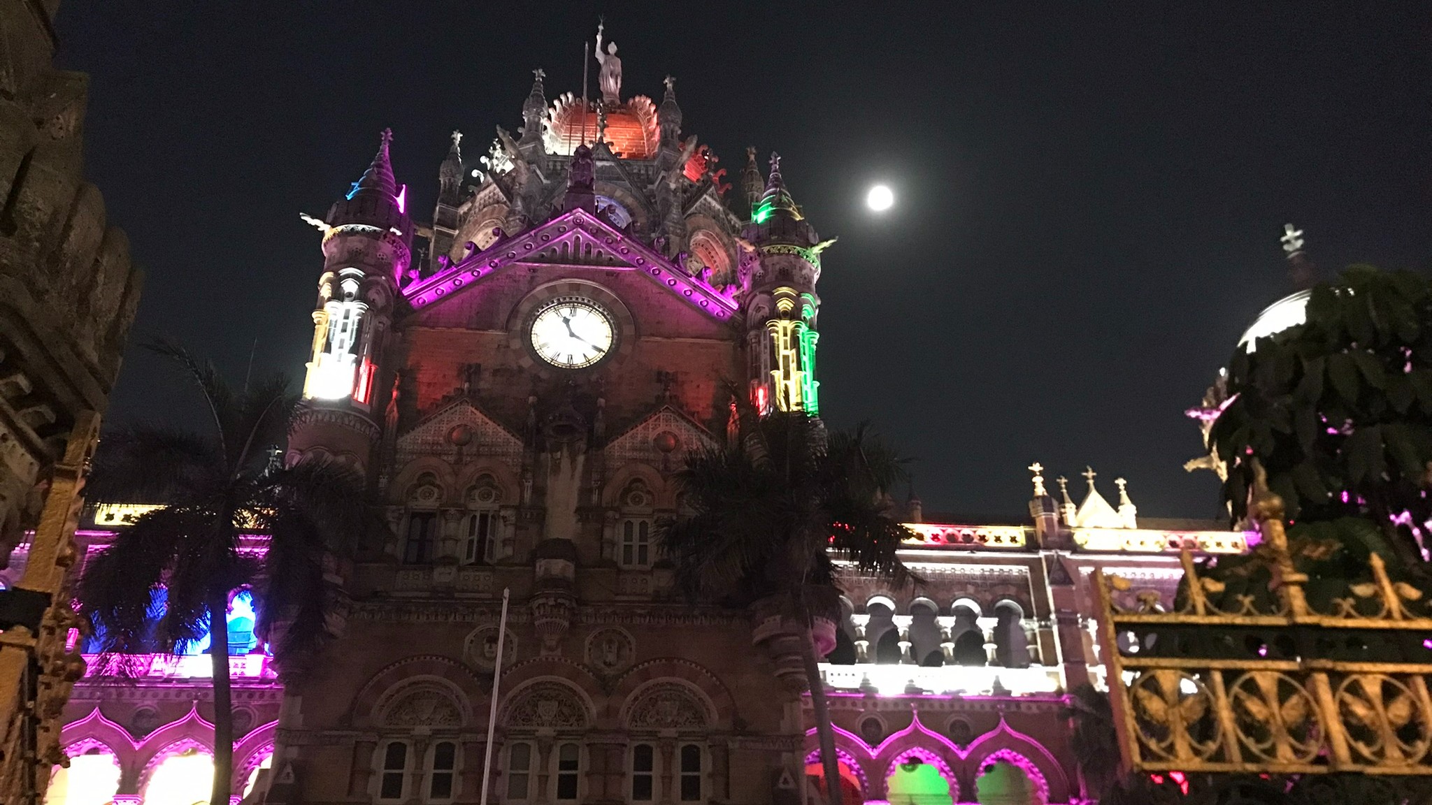 Mumbai CSMT Railway Station Night