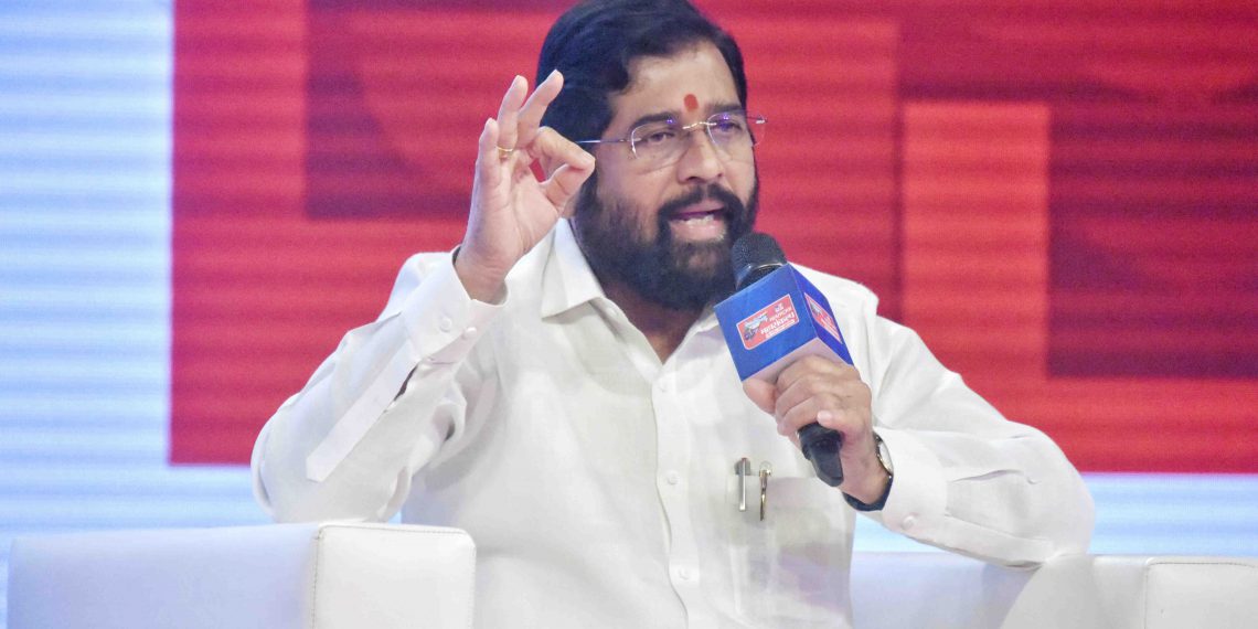 Eknath Shinde Palm action