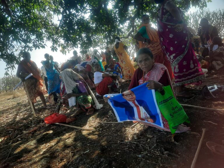 Barsu Refinery Women with Babasaheb