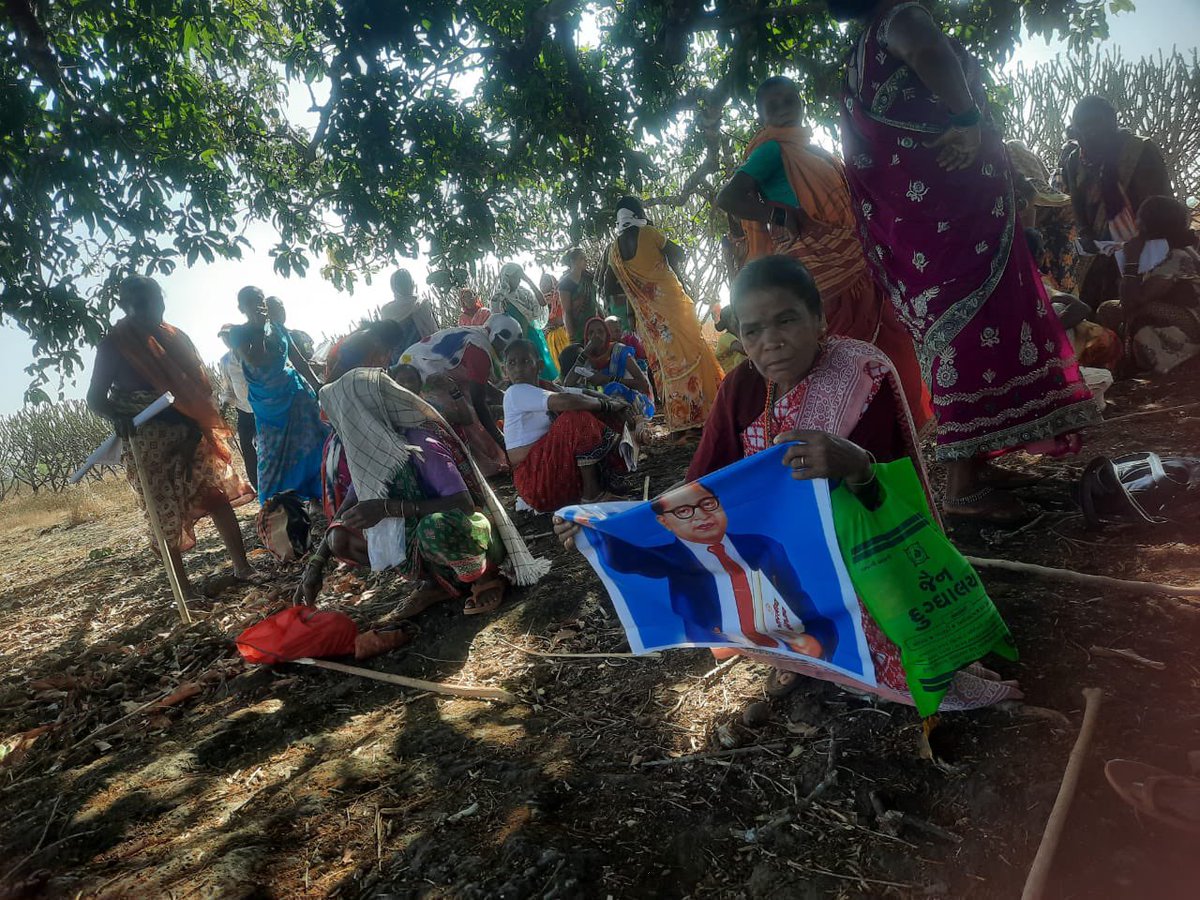 Barsu Refinery Women with Babasaheb