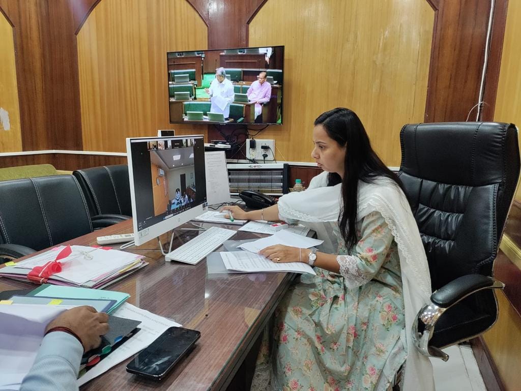 Aditi Tatkare on Office Chair