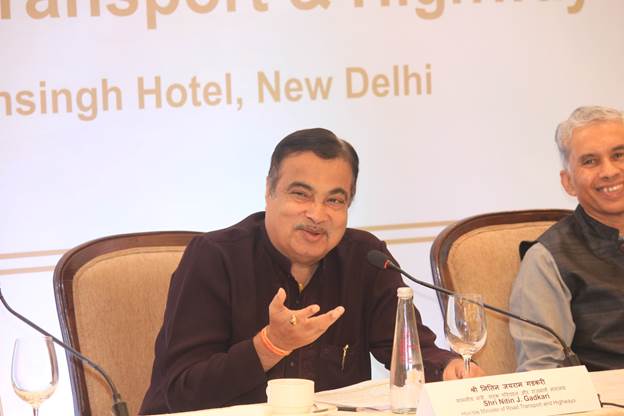 Nitin Gadkari Smiling