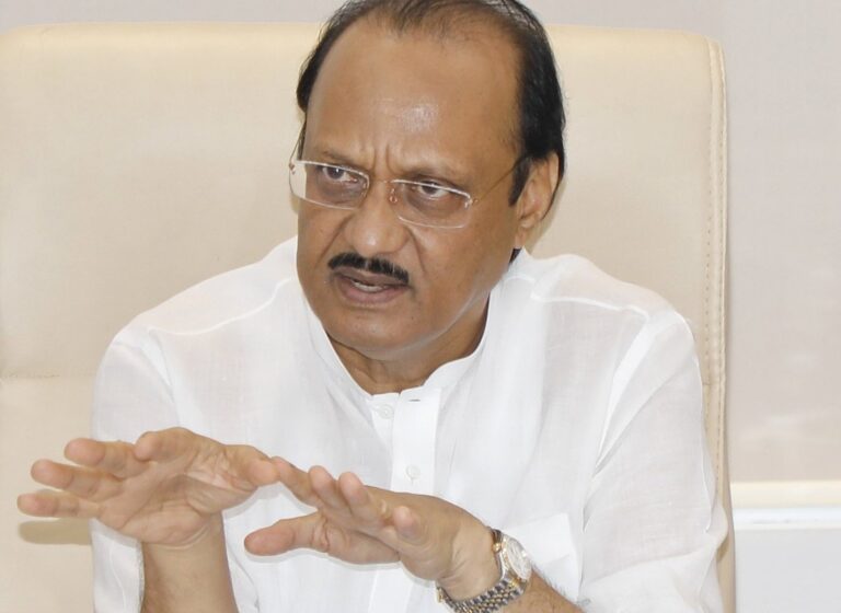 Ajit Pawar Hand action