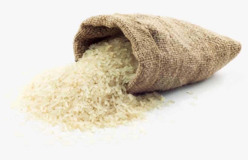 Rice with Jute Bag