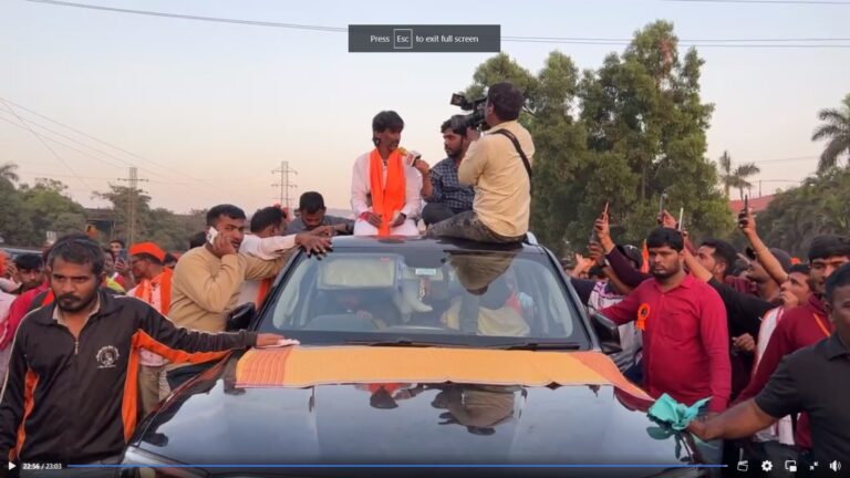 Jaraneg Patil On Car 2