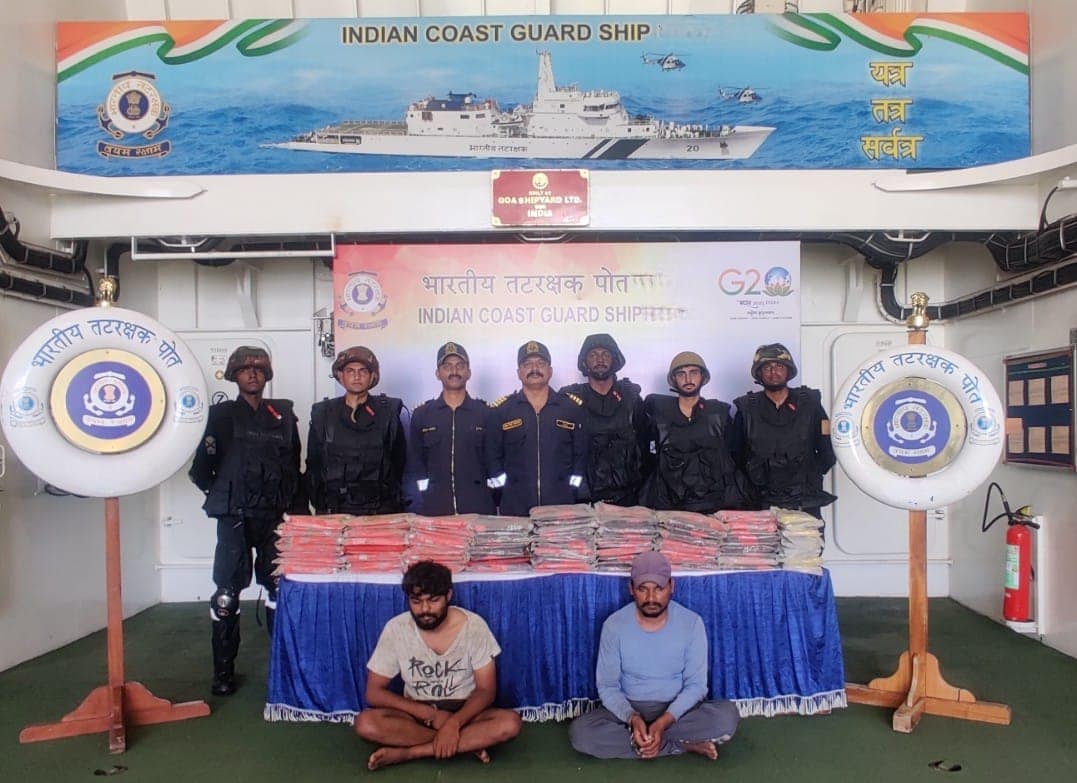 Drugs Caught by Indian Coast Gaurds