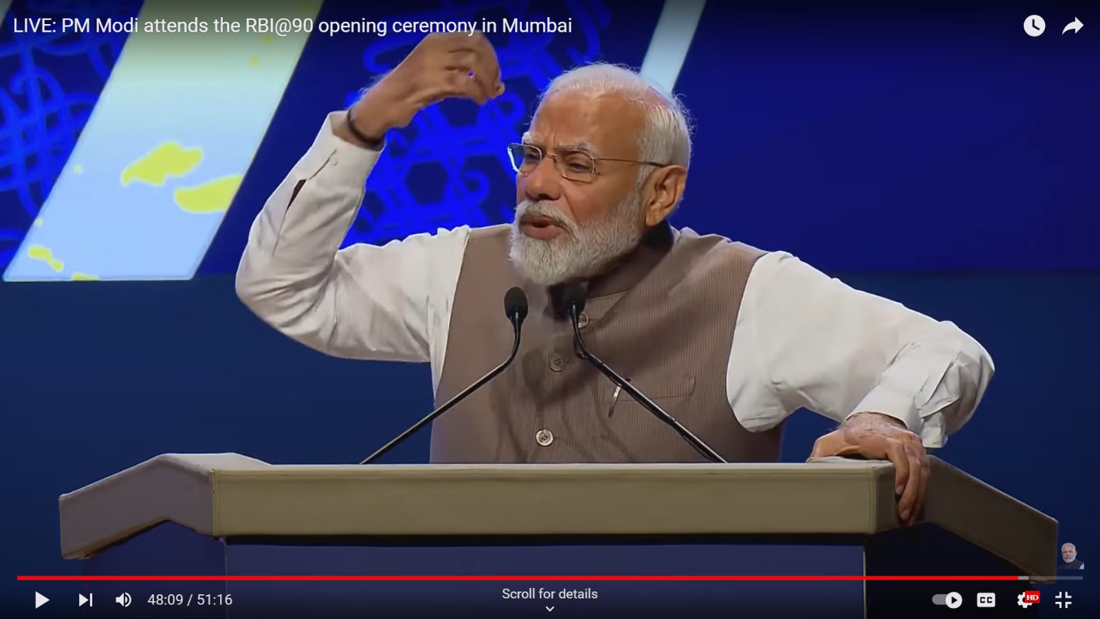Narendra Modi Speech Hand Action