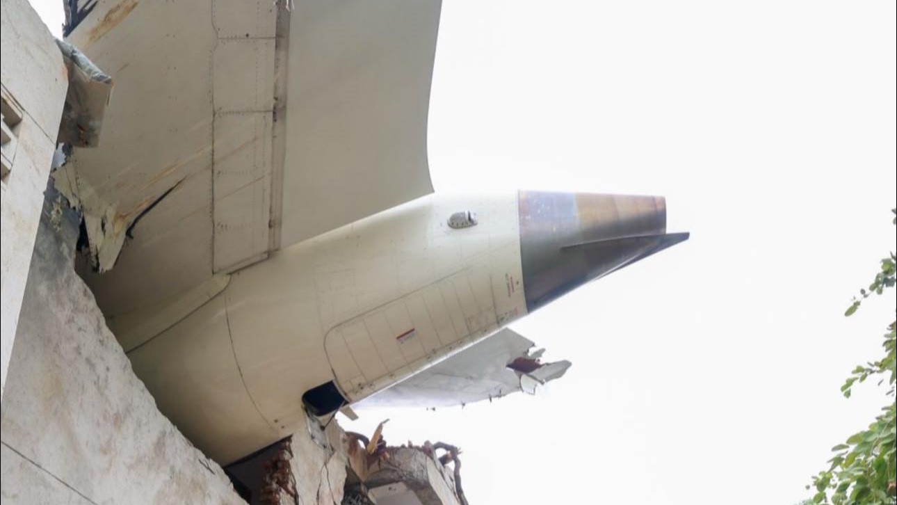 Ahmedabad Airport Crash plain tail