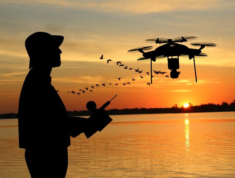 drone with pilot