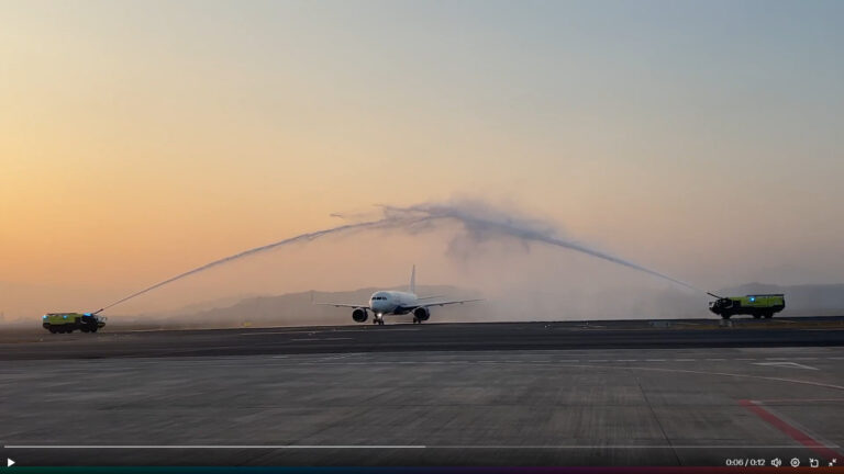 Navi Mumbai Airport First Landing