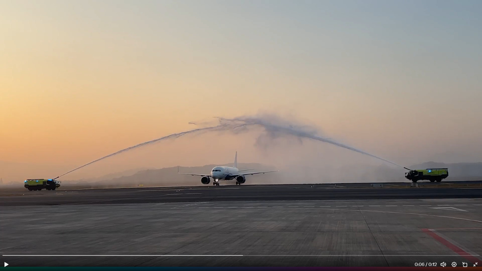 Navi Mumbai Airport First Landing