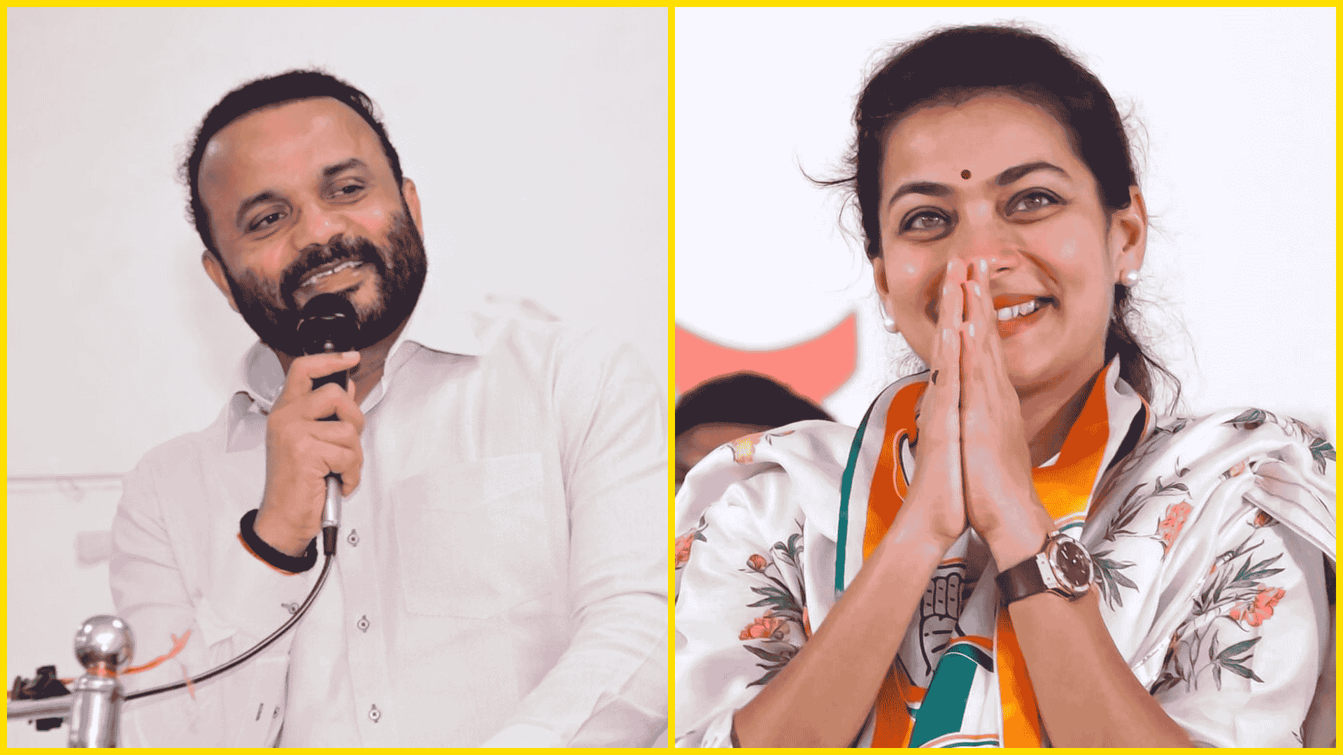 Jaykumar Gore Praniti Shinde