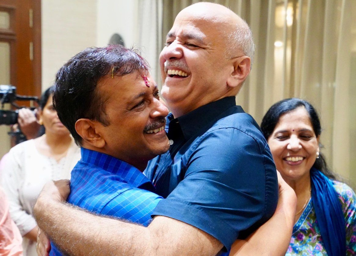 Arvind Kejriwal and Manish Sisodiya