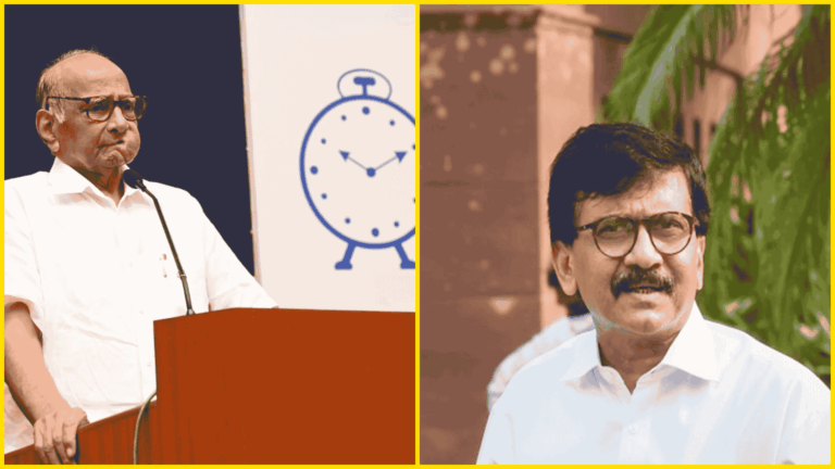 Sharad Pawar Sanjay Raut Collage