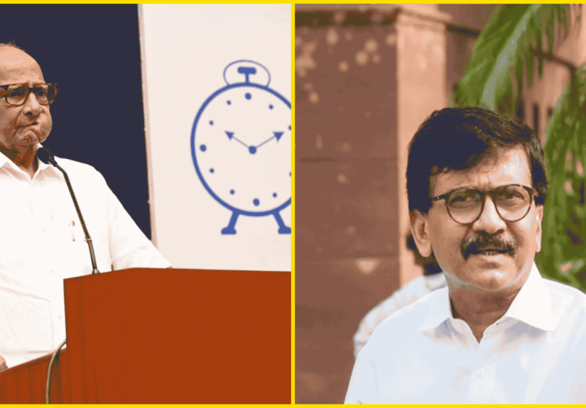 Sharad Pawar Sanjay Raut Collage