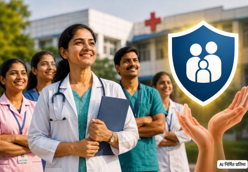 Health Worker Happy