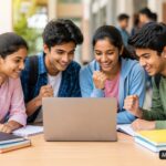 Students Laptop Viewing