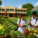 Horticulture college with Students