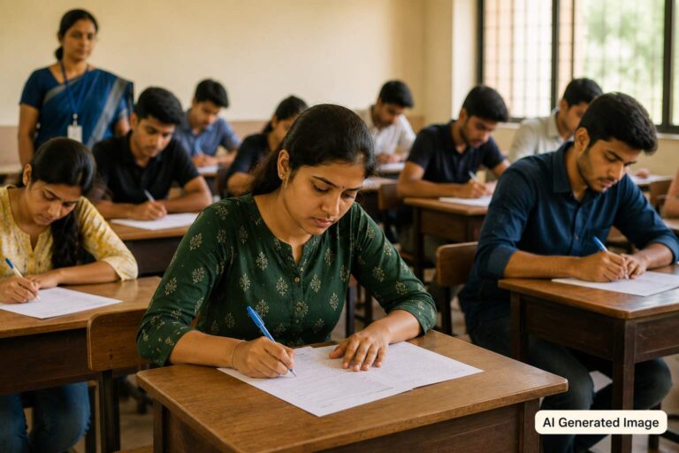 Students at Exams