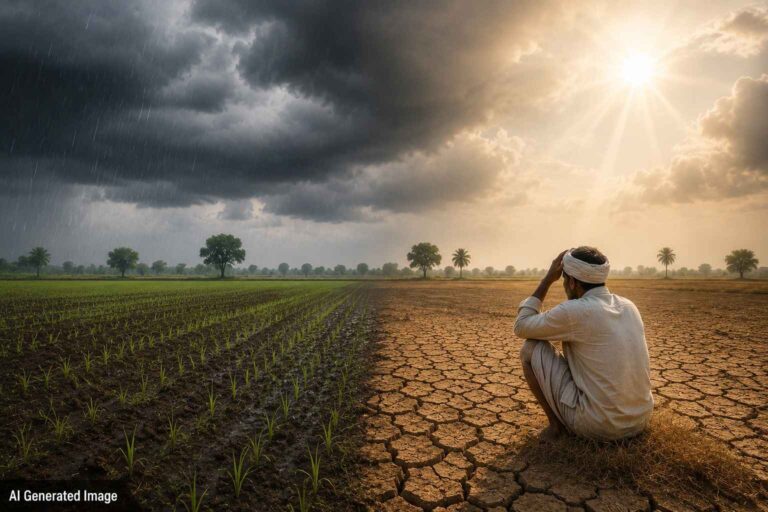 Drought Farmer Pre Rains Waiting