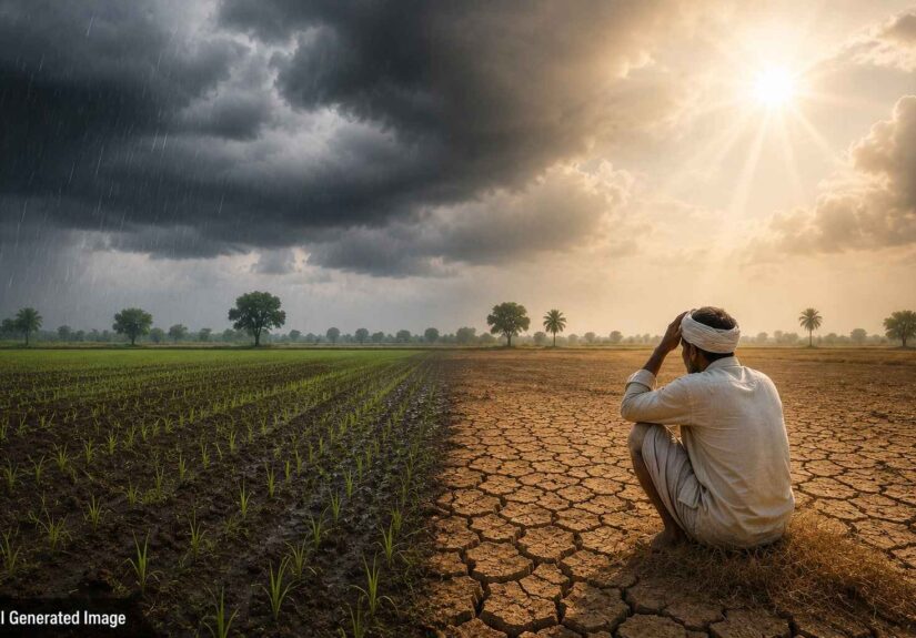 Drought Farmer Pre Rains Waiting