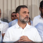 Rahul Gandhi with Sanjay Raut