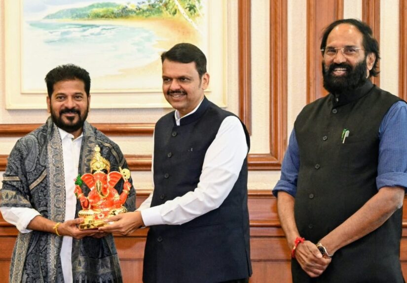 मा.मुख्यमंत्री-यांची-तेलंगणाचे-मुख्यमंत्री-रेवंथ-रेड्डी-आणि-शिष्टमंडळासोबत-बैठक-1-e1793006812473